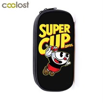  cuphead / mughead print Cosmetic Cases boys girls pencil bag school case teenag - £14.73 GBP