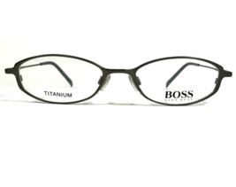 HUGO BOSS HB 11038 OL Gafas Monturas Gunmetal Gris Redondo Full Borde 50-18-145 - £52.03 GBP