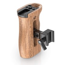 SmallRig Universal Side Wooden NATO Handle Grip DSLR Camera Cage w/Cold Shoe Mou - £105.43 GBP