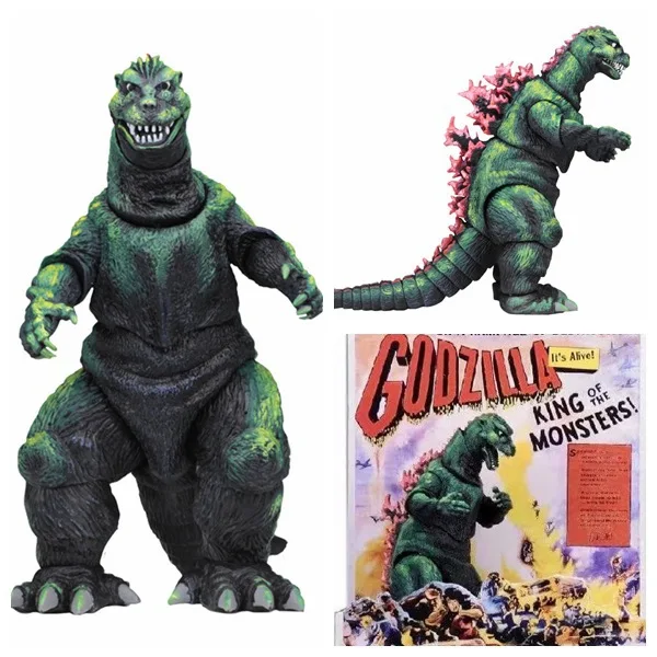 NECA 1956 movie poster version Godzilla Burning Articulated PVC Action Figure - £48.72 GBP+