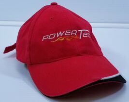 V) Power Tech Lincoln Tech Adjustable Red Baseball Cap Cotton Hat - $9.89