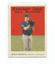 Greg Maddux (Chicago Cubs) 2004 Topps Cracker Jack Card #124 - £3.92 GBP