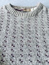 Carson Pirie Scott Vintage Wool Blend Sweater Mens Large Houndstooth Pul... - $30.00