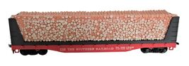 Vtg Tyco #334A HO Scale Pulpwood Car 50 Ft Southern Railroad W/Original ... - $14.99