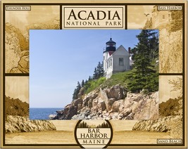 Acadia National Park Laser Engraved Wood Picture Frame (3 x 5)  - £20.71 GBP