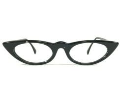 Vintage Alain Mikli Eyeglasses Frames 0182 283 Black Clear Cat Eye 45-20-140 - £96.99 GBP
