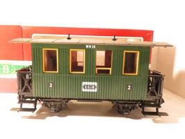 LGB G SCALE - LGB  3106 GREEN COACH  PASSENGER CAR- LN BOXED- H1 - $56.05