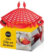 Clip On Pasta Pot Strainer Kitchen Colander Food Drainer for Pots Pans B... - $15.19