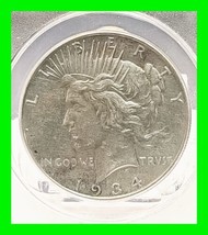 1934 Peace Dollar Graded AU-55 High Quality Rare Coin ANACS - (Details Polished) - £118.69 GBP