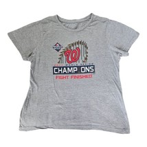 Washington Nationals T-Shirt 2019 World Series Champions MLB Women's Size 1X - $4.99