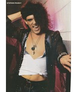 Stephen Pearcy Ratt teen magazine pinup clipping vintage rocker open whi... - $5.00