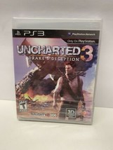 Uncharted 3 Drake&#39;s Deception PS3 Playstation 3 - SEALED - Sun Damage On Cover - £7.91 GBP