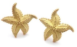 Authentic! Vintage Tiffany &amp; Co Starship 18k Yellow Gold Large Earrings - $3,500.00