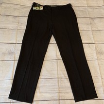 Haggar Premium Comfort Dress Pants Mens Size 34x29 Slim Black Wrinkle Free - £19.57 GBP