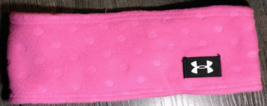 Under Armour Cozy Fleece Headband Youth Girls Pink/Black - £9.89 GBP