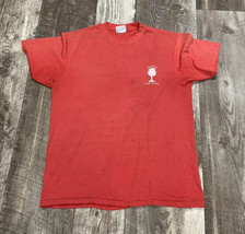 Vintage Charleston South Carolina Single Stitch T Shirt Red size Large USA made - £7.16 GBP