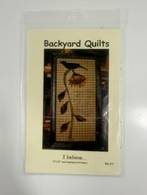 I Believe Wool Applique Stitchery Embroidery Pattern by Backyard Quilts ... - £7.50 GBP