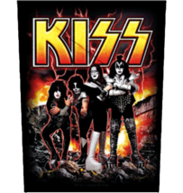 Kiss Live At Rock Am Ring 1997 Giant Back Patch 36 X 29 Cms Official - Rare - £46.50 GBP