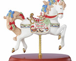 Lenox Santa&#39;s Fudge Shop Christmas Carousel Horse Figurine Elf Jockey 20... - $145.00