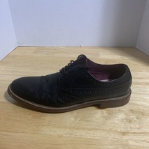 Aston Grey Collection Black Wingtip Dress Oxford Shoes Size : 8 - $559.94 MXN