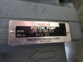 Nachi Uni Motor Hydraulic Oil Pump PVS-1B-16N-E13 - $630.49