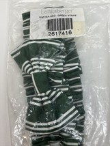 NEW Longaberger Garter Medium Basket Size Green Stripe With Bow #2617416 Fabric - $9.01