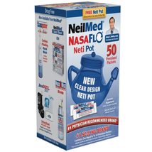 NeilMed NasaFlo Neti-Pot Nasal Wash System.. - £20.56 GBP