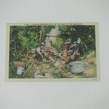 Linen Postcard Moonshine Still in Heart of the Mountains Asheville NC UN... - £7.91 GBP