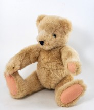 North American Vanderbear Twin Plush Bear Poseable Jointed Beige Teddy V... - $12.99