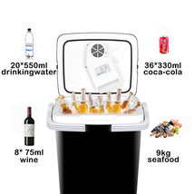 5.7Gal Car Iceless Thermoelectric Cooler&amp;Warmer Travel Fridge For Bbq Ca... - £93.22 GBP