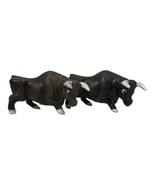 Vintage Bull Cow Steer Salt &amp; Pepper Shaker Set Bisque Ceramic Matte Finish - $16.36