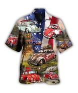 Hawaiian shirts for men VW Bug Beetle American flag pickup classic car n... - $541.80 MXN
