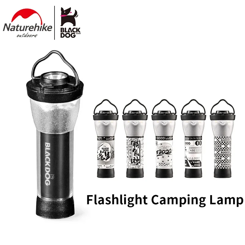 Naturehike-BLACKDOG Camping Lamp USB Charge 3 Modes Portable Outdoor Lighting - £18.16 GBP+