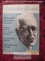Saturday Review September 22 1956 Frank O&#39;connor Clyde Kluckhohn - £6.90 GBP