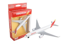 6 Inch Airbus A350 Iberia Diecast Airplane Model APPROX 1/438 Scale - $19.79