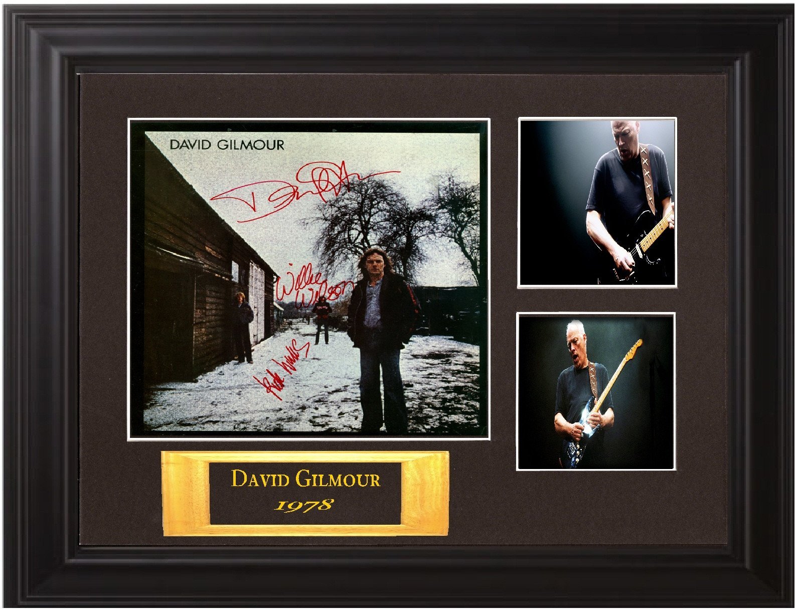 David Gilmour Autographed 8x10 Photo – Reproduction Print, Music Memorabilia