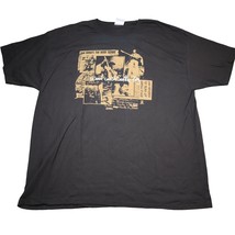 Jimi Hendrix Shirt Mens XXL Black West Coast Seattle Boy 2010 Tribute Tour Tee - $22.75