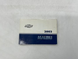 2003 Chevrolet Malibu Owners Manual OEM A02B25020 - $31.49