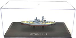 Battleship USS Arizona (BB-39) - Display Case 1/1250 Scale Diecast Model Ship - £35.04 GBP