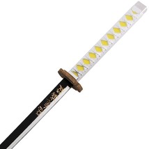 40.5" Foam Anime Zenitsu Agatsuma Cosplay Sword with Black Scabbard image 2