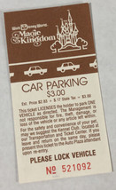 Vintage Walt Disney World News Newspaper And Car Parking Ticket 1989 1988 - £8.63 GBP