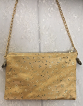 GladHatter Gold Brocade Shoulder Bag Purse - $18.79