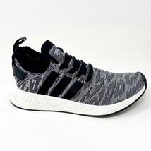 Adidas NMD R2 PK Primeknit Black White Future Harvest Mens Sneakers BY9409 - £79.91 GBP