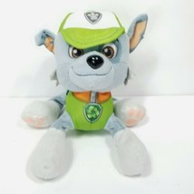 Paw Patrol Rocky Plush Recycling Light Blue Dog Stuffed Animal 8&quot; Nickel... - £14.89 GBP