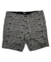 True Nation Men Size 46 (Measure 44x10) Gray Camouflage Chino Shorts - £9.13 GBP