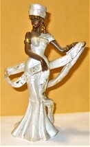 African Princess - Ceramic Ebony Princess Figurine by Shiah Yih  - $4.90