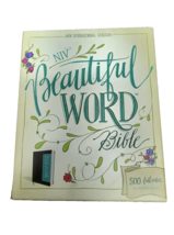 NIV Beautiful Word Bible. Italian Duo-tone in Brown Chocolate &amp; Turquoise. - £17.25 GBP