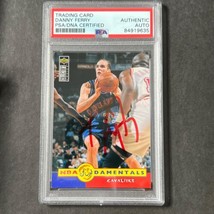 1996-97 Collector&#39;s Choice #170 Danny Ferry Signed Card AUTO PSA Slabbed - £39.95 GBP