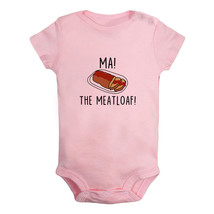 Ma! The Meatloaf Funny Bodysuits Baby Romper Infant Kids Short Jumpsuit Outfits - £8.42 GBP