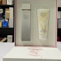 White Tea Wild Rose by Elizabeth Arden 2pcs Women set 3.3 oz Spray + Body Lotion - £43.14 GBP